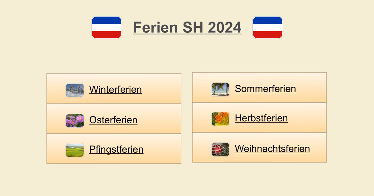 Ferien SH 2024