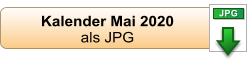 Kalender Mai 2020  als JPG JPG