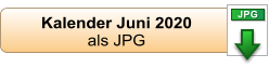 Kalender Juni 2020  als JPG JPG