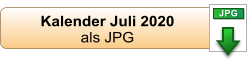 Kalender Juli 2020  als JPG JPG