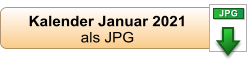 Kalender Januar 2021  als JPG JPG