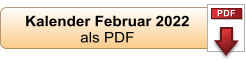 Kalender Februar 2022  als PDF PDF