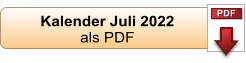 Kalender Juli 2022 als PDF PDF