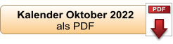 Kalender Oktober 2022  als PDF PDF