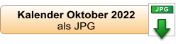 Kalender Oktober 2022  als JPG JPG