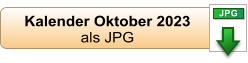Kalender Oktober 2023  als JPG JPG