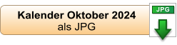 Kalender Oktober 2024  als JPG JPG