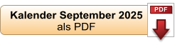 Kalender September 2025  als PDF PDF
